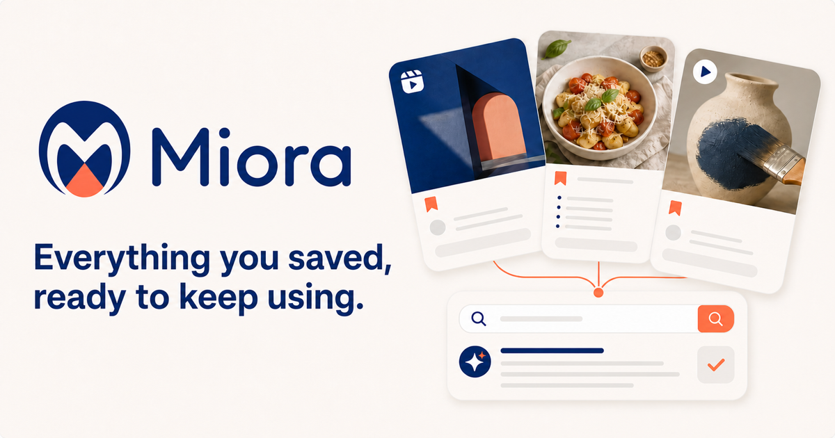 What would you validate before building a better way to find everything you save? logo